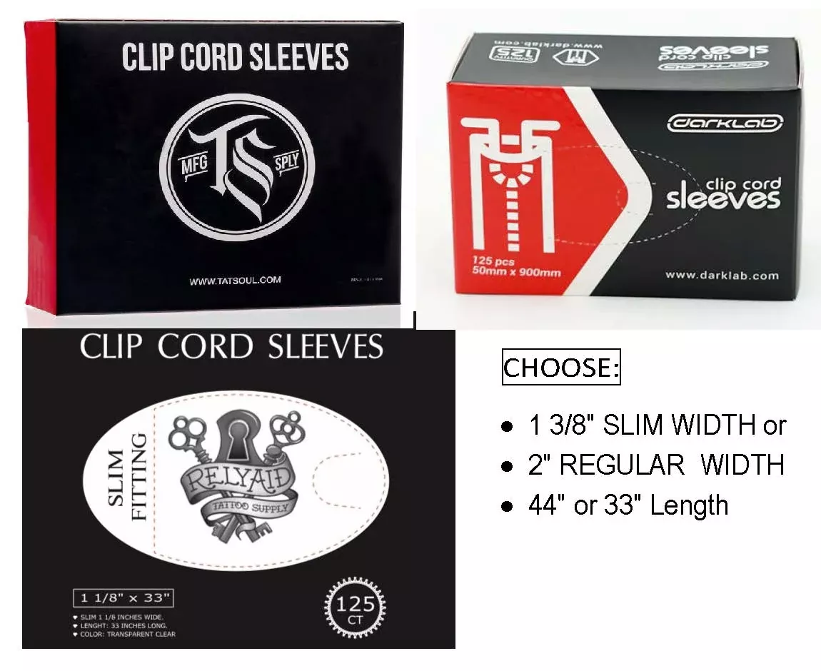 clip-cord-sleeves-choose-brand-width-125-pcs-box Clip Cord Sleeves CHOOSE BRAND & WIDTH, 125 pcs/box