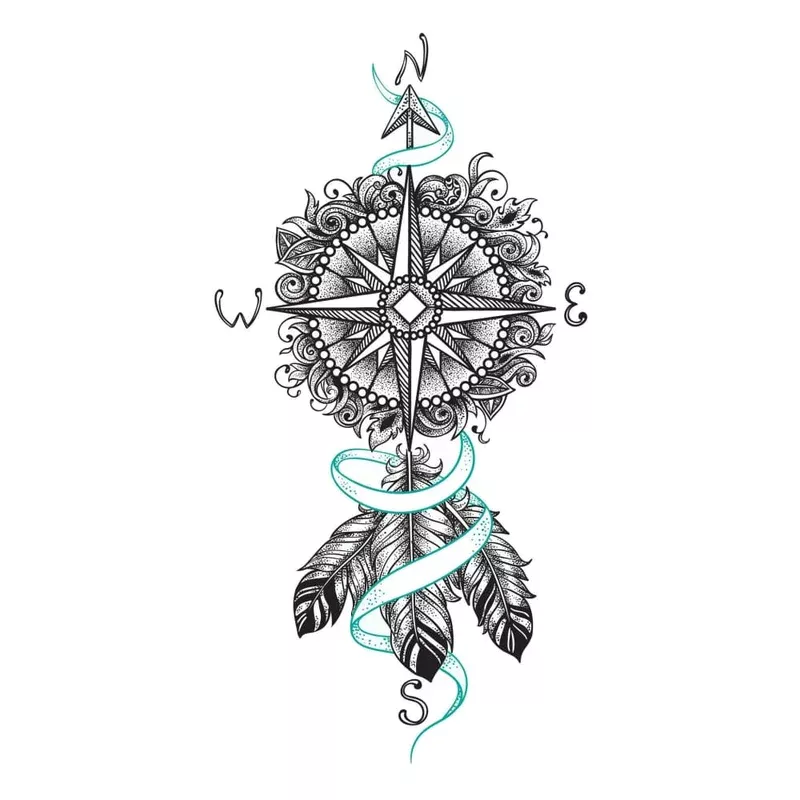 compass-10-temporary-tattoo Compass # 10 – Temporary Tattoo