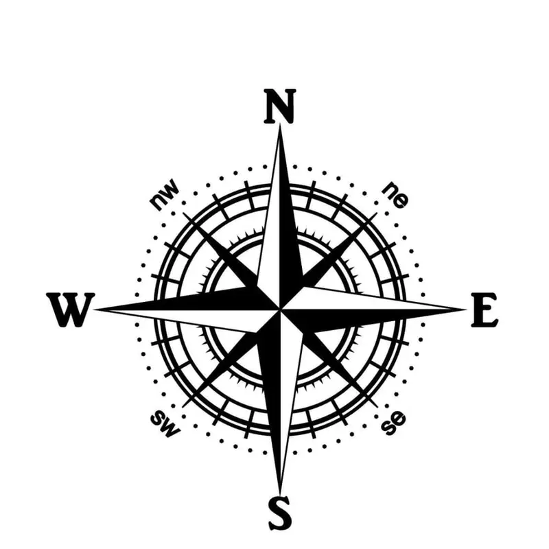 Compass # 11 – Temporary Tattoo