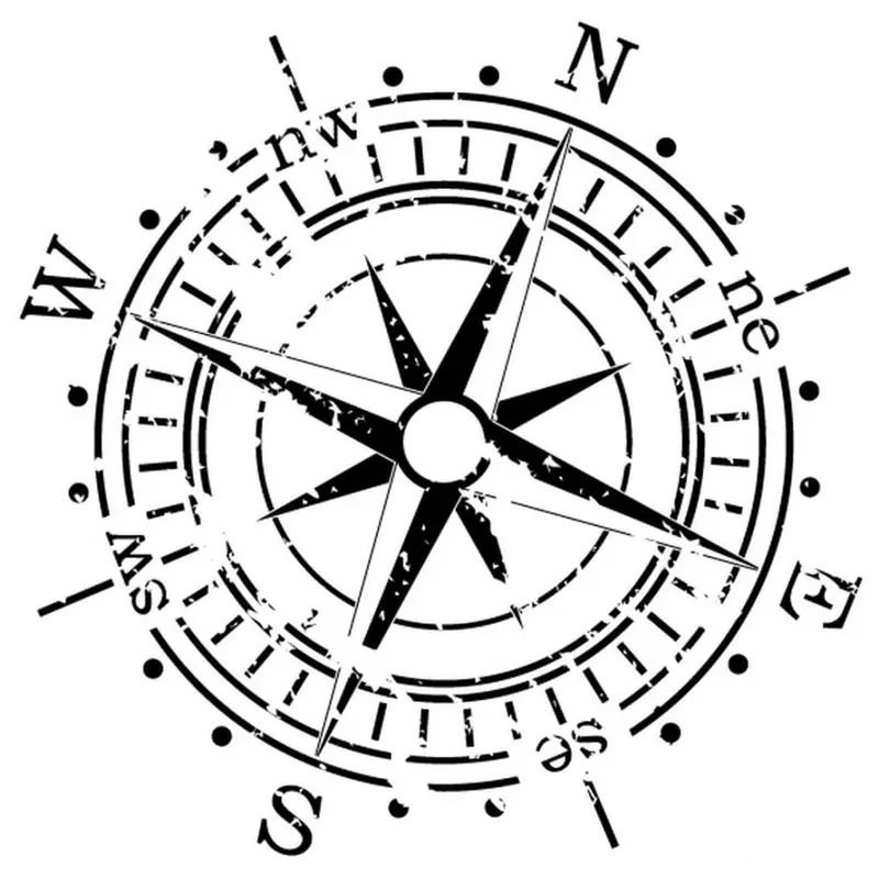 Compass # 2 – Temporary Tattoo