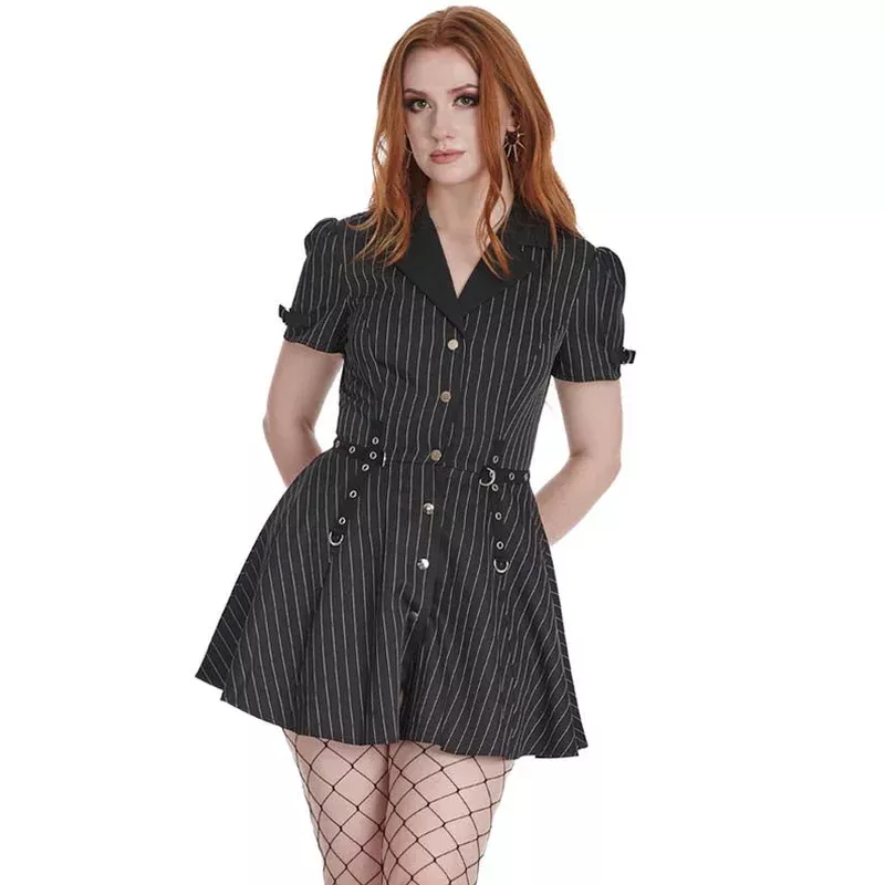 Core [Black/White] | BUTTON UP DRESS