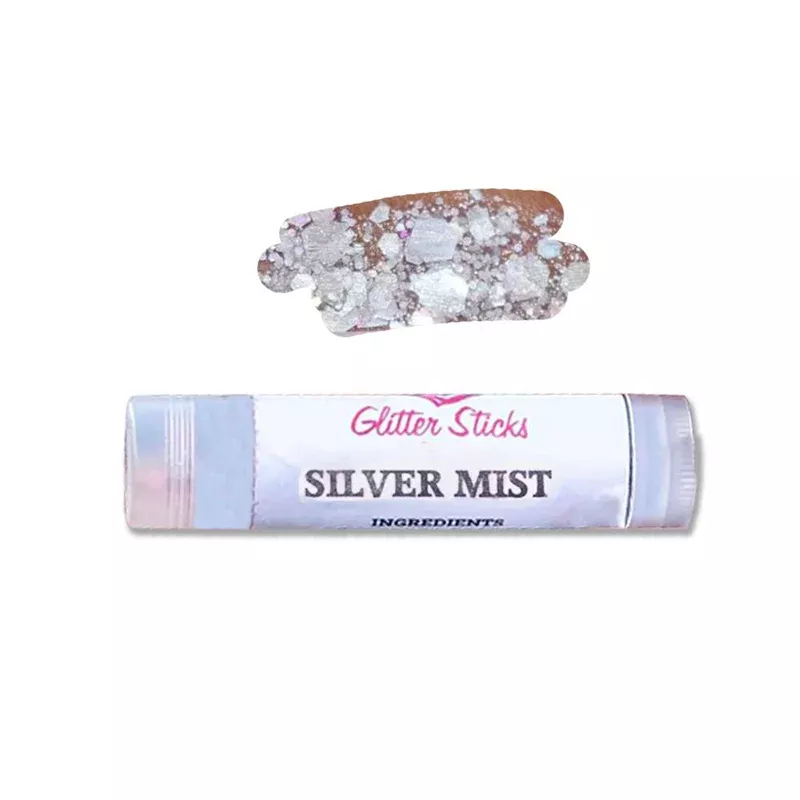 Creative Faces Glitter Stick – Silver Mist (3.5 gm/4.5 ml)