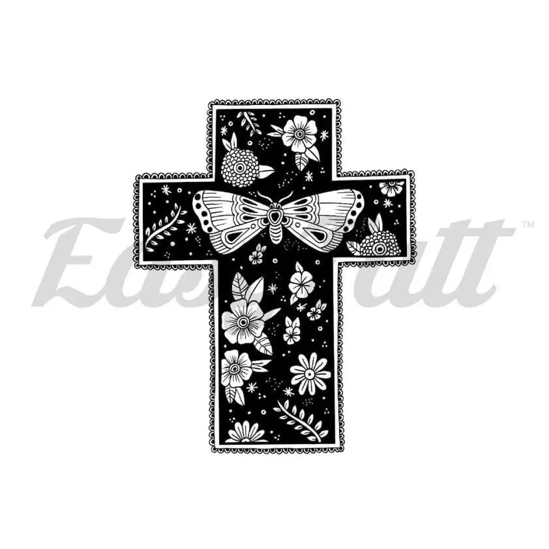 Cross of Life – Temporary Tattoo