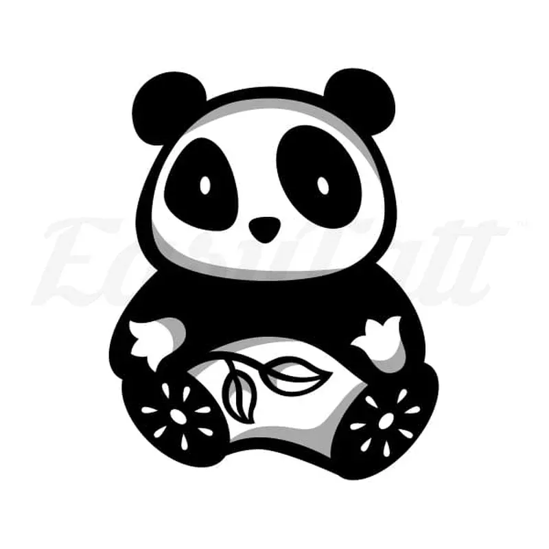 Cute Panda – Temporary Tattoo