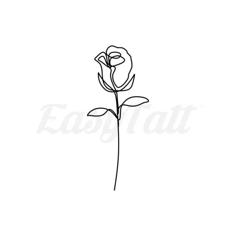 cute-rose-temporary-tattoo Cute Rose – Temporary Tattoo