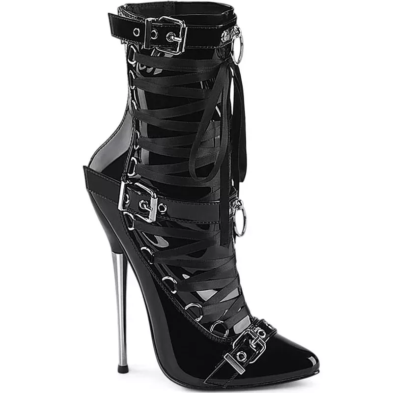 Dagger-1032 [Black Patent] | HEELS [PREORDER]
