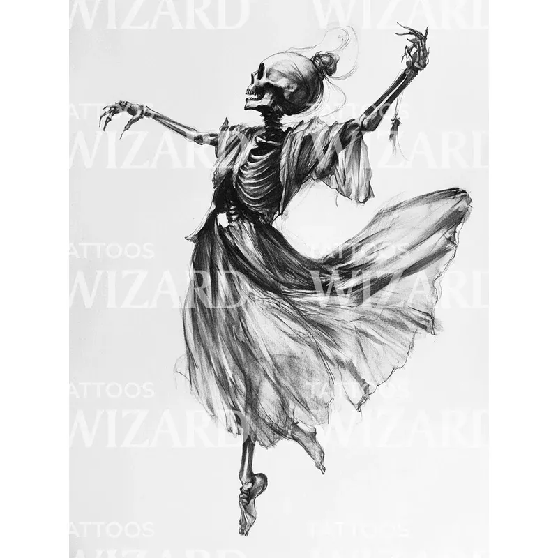 dancing-in-darkness-tattoo-idea Dancing in the Darkness Tattoo Idea
