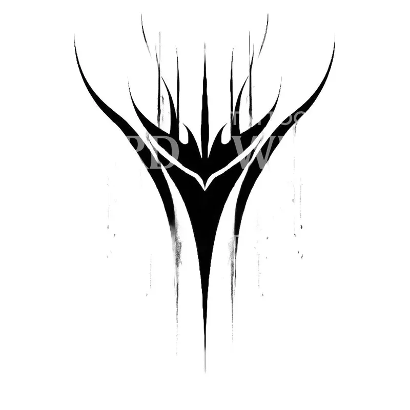 dark-intense-symbols-tattoo-design Dark Intense Symbols Tattoo Design