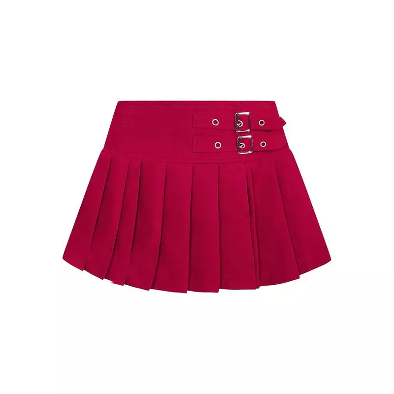 Darkdoll [Burgundy] | MINI SKIRT