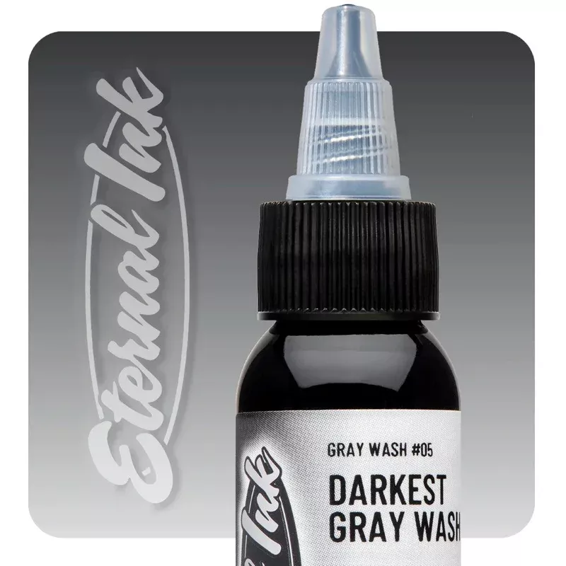Darkest Gray Wash – Eternal Tattoo Ink – Pick Your Size