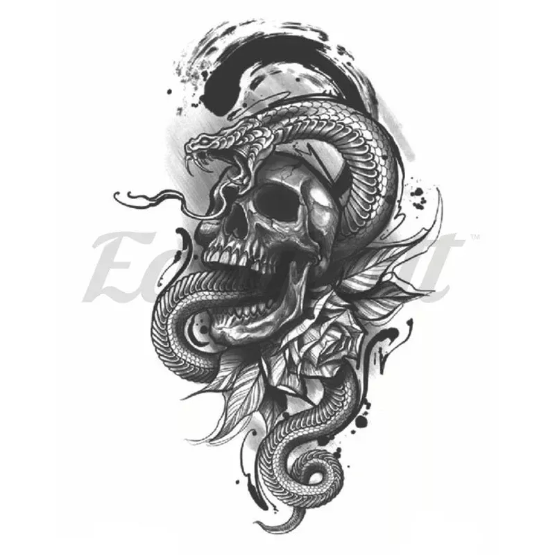 Deadly Threat – Temporary Tattoo