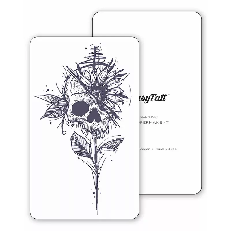 Death Flower – Semi-Permanent Tattoo