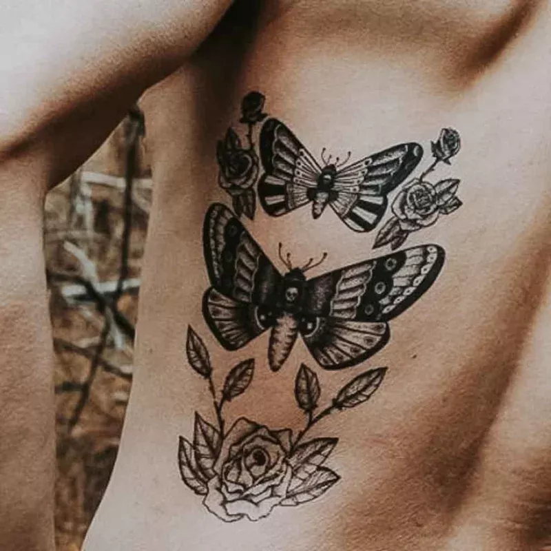 Death Moths – Temporary Tattoo
