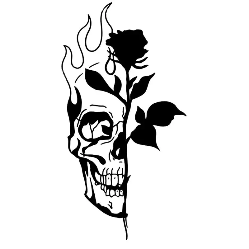 death-rose-temporary-tattoo Death Rose – Temporary Tattoo