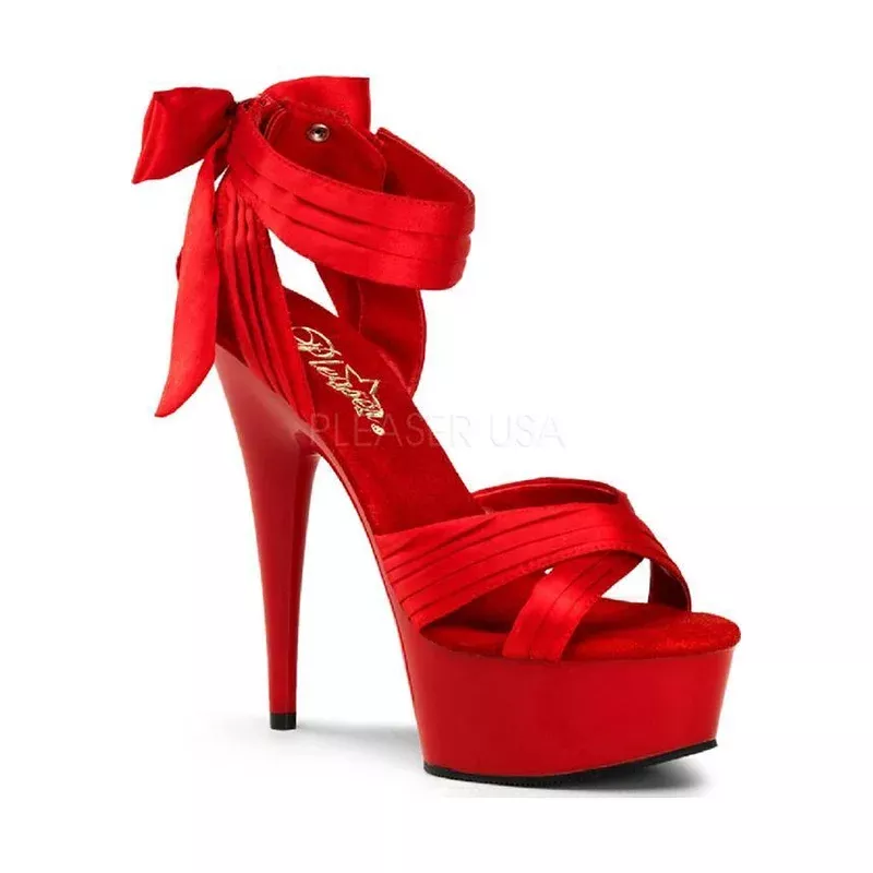 DELIGHT-668 [Red] | PLATFORM HEELS [PREORDER]