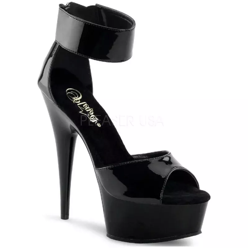 DELIGHT-670-3 [Black] | PLATFORM HEELS [PREORDER]