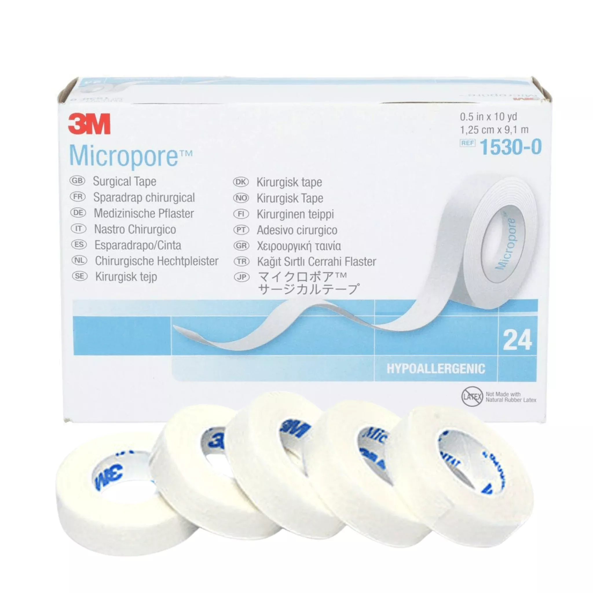 diachylon-micropore-papier-1-2-de-3m-24 Diachylon Micropore Papier 1/2 de 3M (24)