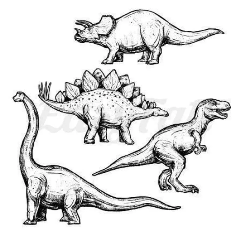 dinosaur-set-temporary-tattoos Dinosaur Set – Temporary Tattoos