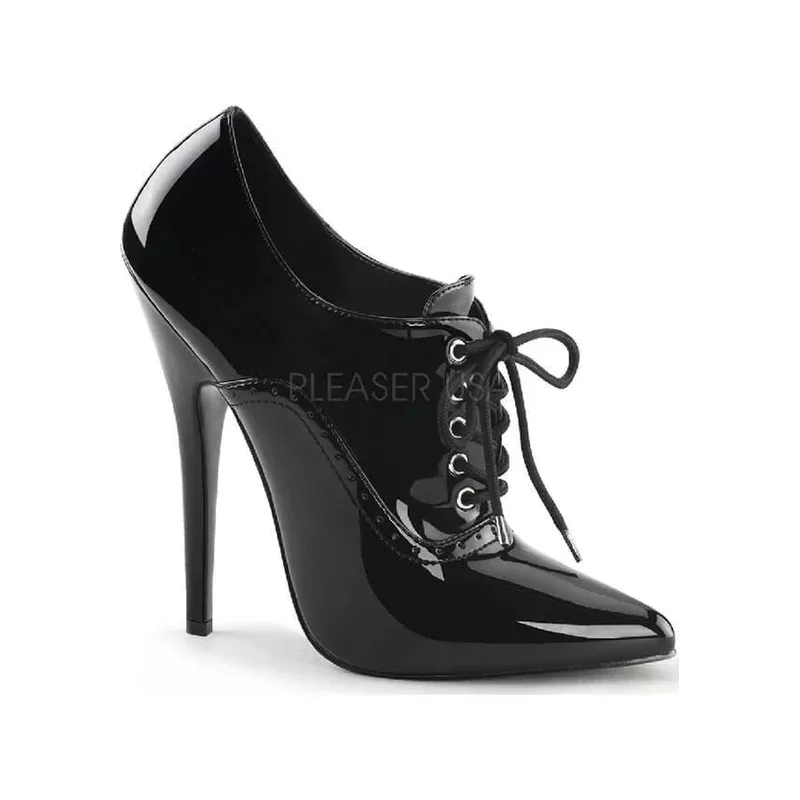 DOMINA-460 [Patent Black] | ANKLE BOOTS [PREORDER]