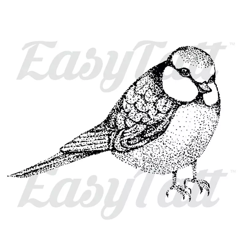 dot-work-bird-temporary-tattoo Dot work Bird – Temporary Tattoo