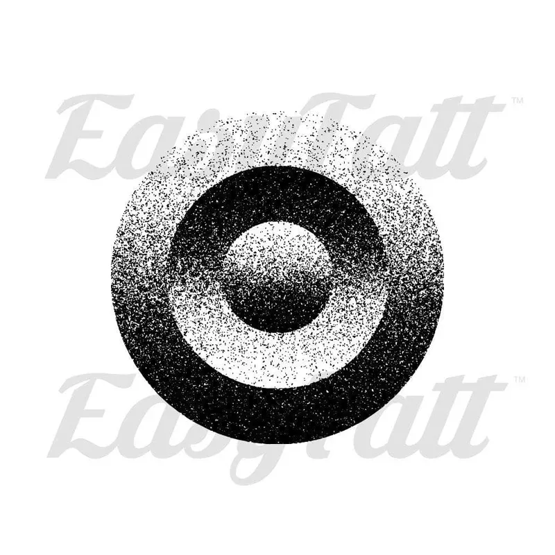 Dot Work Circles # 3 – Temporary Tattoo