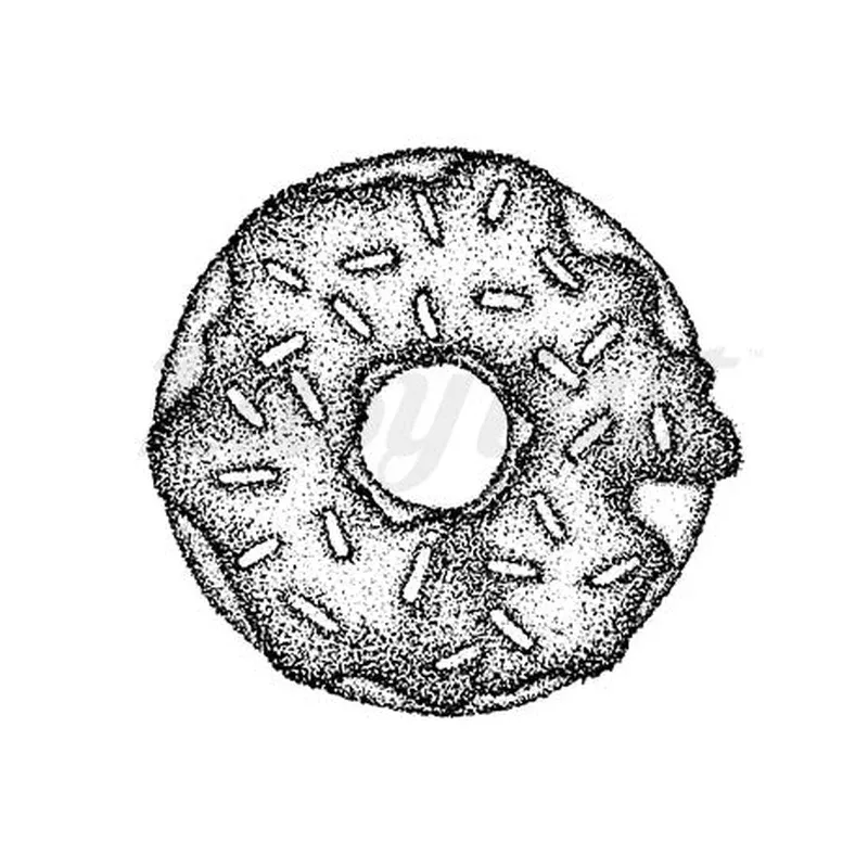 Doughnut – Temporary Tattoo