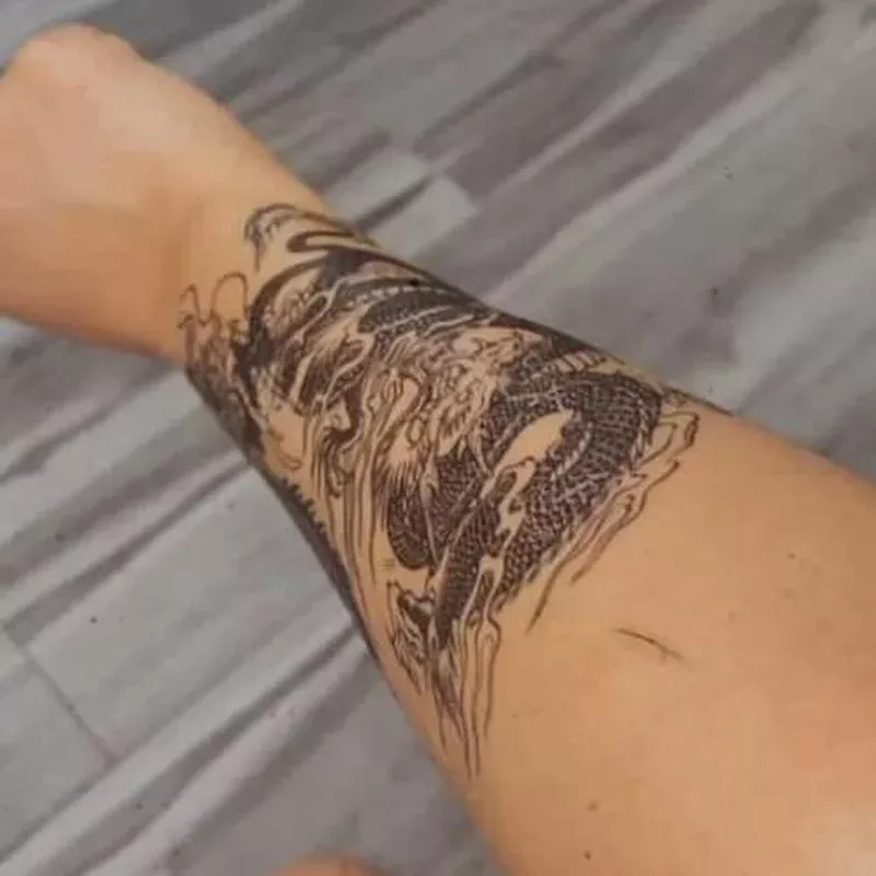 Dragon Unleashed – Temporary Tattoo