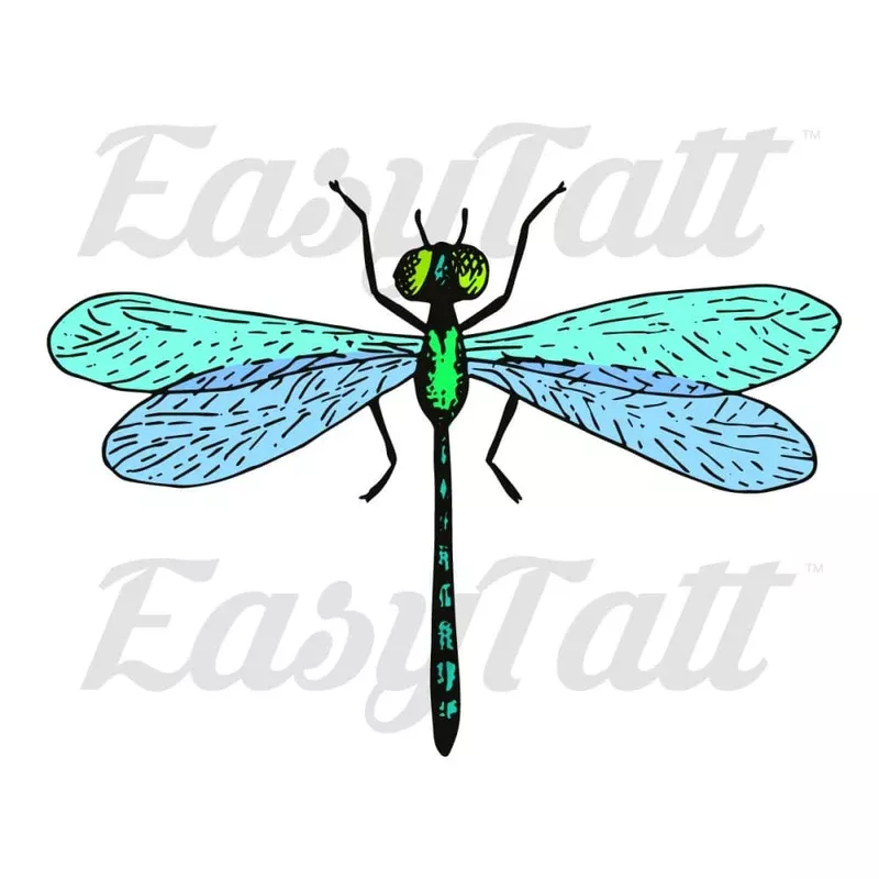 dragonfly-4-temporary-tattoo Dragonfly # 4 – Temporary Tattoo