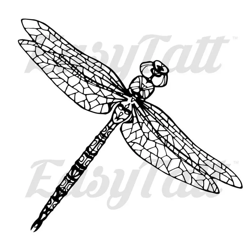 dragonfly-5-temporary-tattoo Dragonfly # 5 – Temporary Tattoo