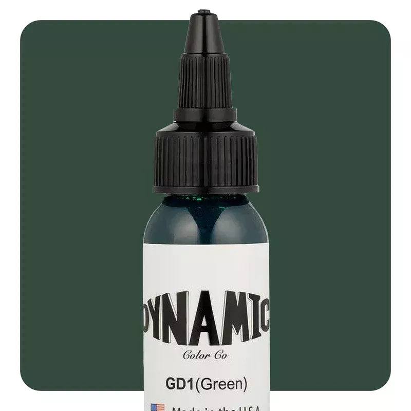 Dynamic Green Tattoo Ink – 1oz. Bottle