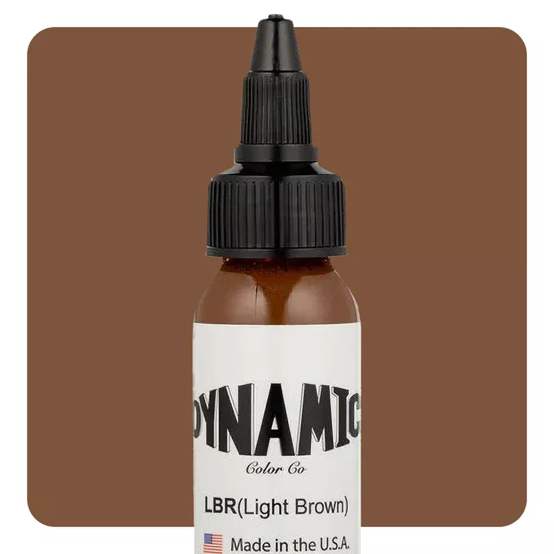 dynamic-light-brown-tattoo-ink-1oz-bottle Dynamic Light Brown Tattoo Ink – 1oz. Bottle