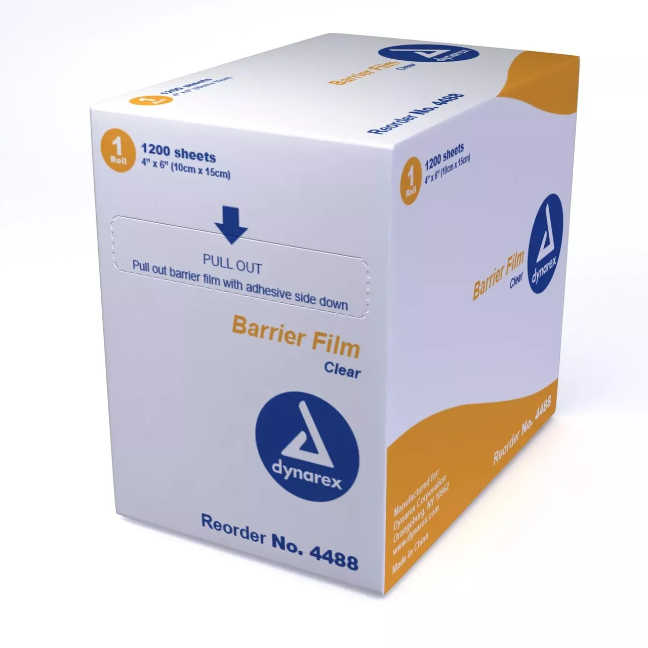 dynarex-dental-barrier-film-clear-4x6 Dynarex Dental Barrier Film - Clear (4x6")