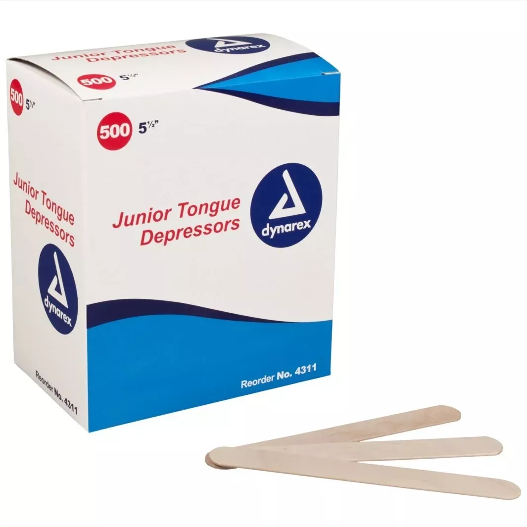dynarex-junior-tongue-depressors-box-500 Dynarex Junior Tongue Depressors - Box of 500