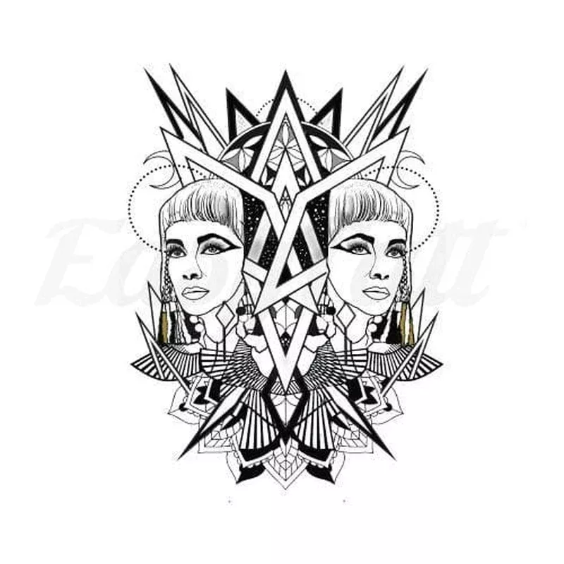 egyptian-women-by-jen-temporary-tattoo Egyptian Women – By Jen – Temporary Tattoo
