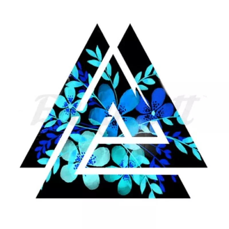 Electric Triangle– By Jen – Temporary Tattoo