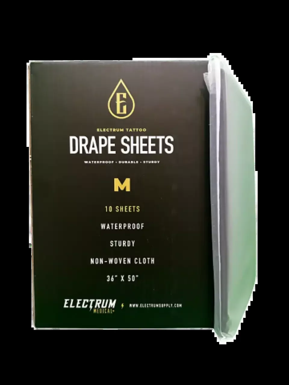 electrum-disposable-black-drape-sheets Electrum - Disposable Black Drape Sheets