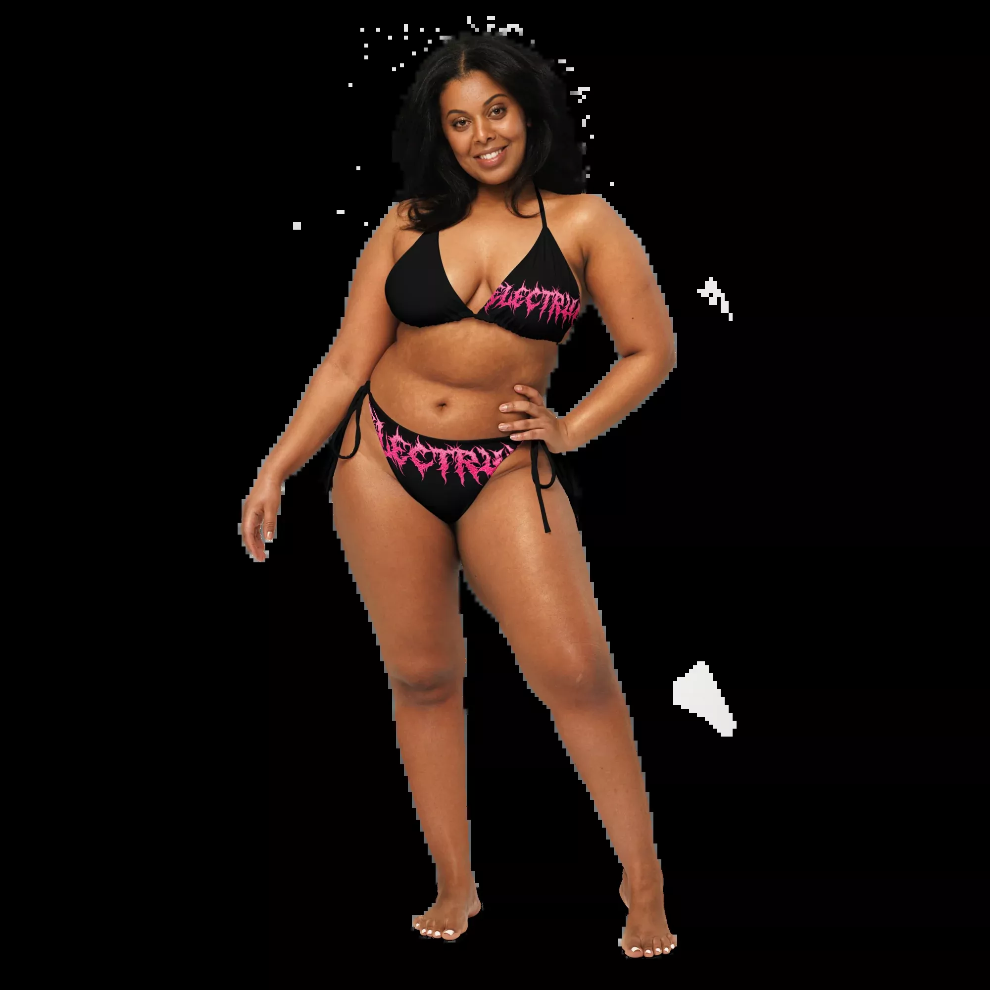 Electrum Supply Bikini – Pink Glitter Metal