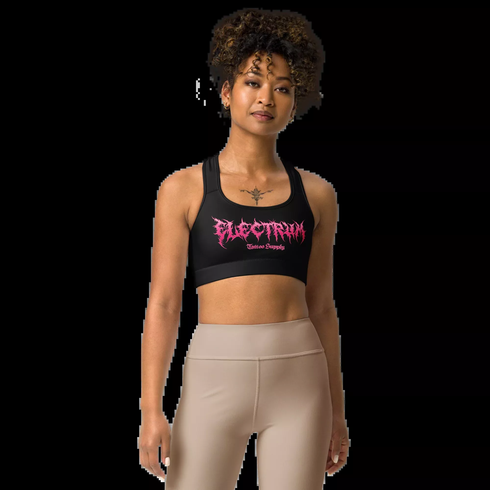 Electrum Supply Sports Bra – Pink Metal