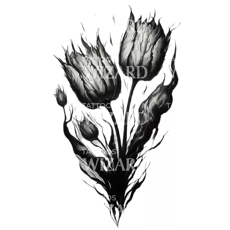 enduring-bloom-tattoo-design Enduring Bloom Tattoo Design