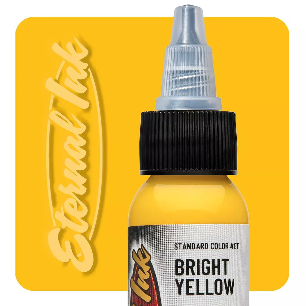 eternal-ink-bright-yellow-tattoo-ink Eternal Ink - Bright Yellow Tattoo Ink