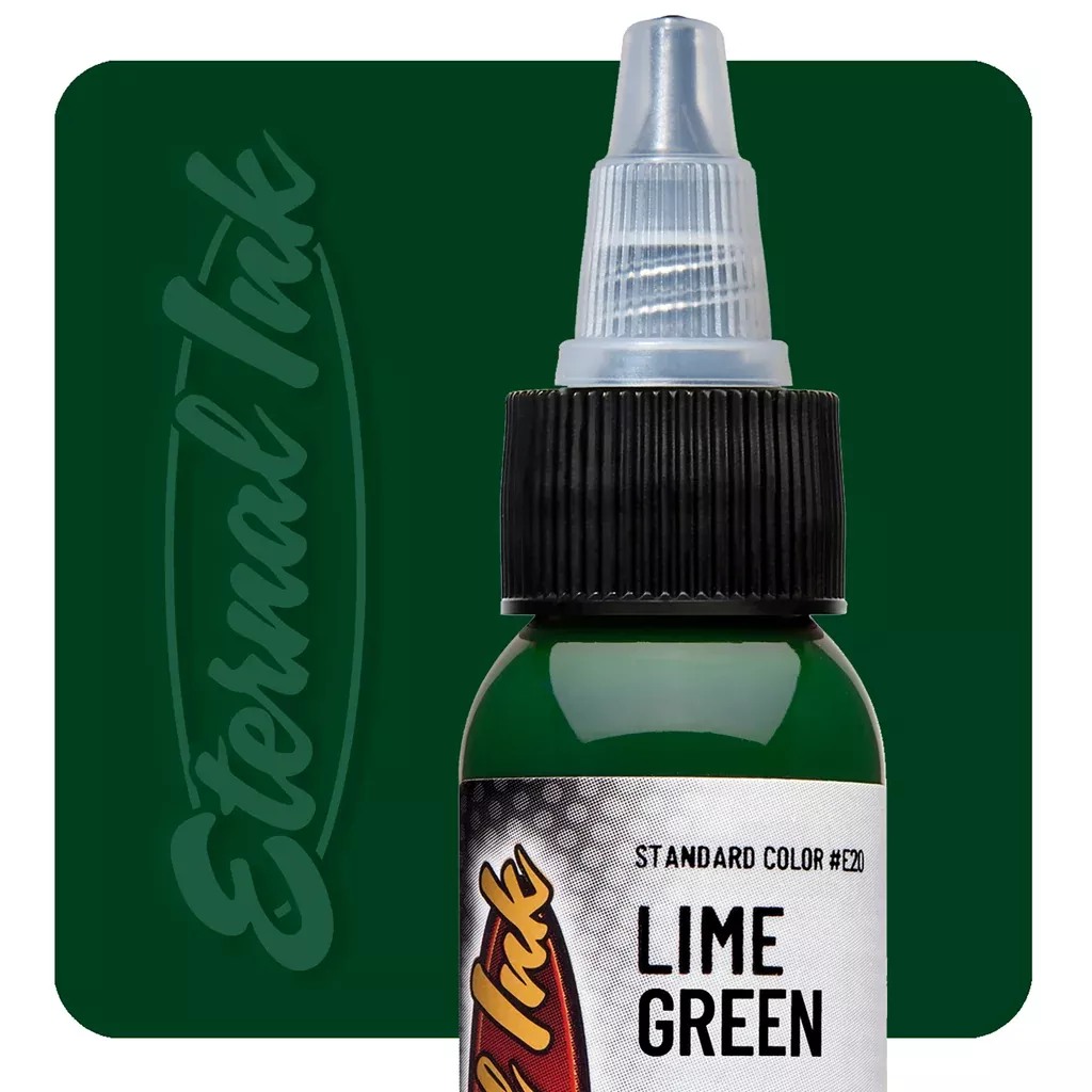 eternal-ink-lime-green-vegan-tattoo-ink Eternal Ink - Lime Green Vegan Tattoo Ink