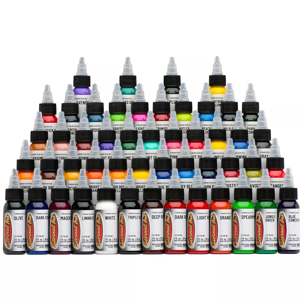 eternal-ink-silver-50-piece-tattoo-ink-set Eternal Ink - Silver 50-Piece Tattoo Ink Set