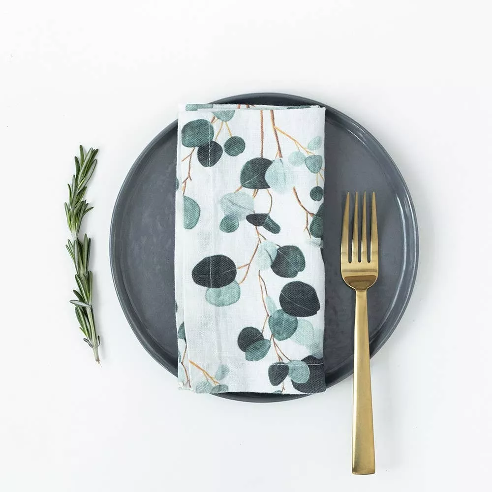 eucalyptus-linen-napkins-set-4 Eucalyptus Linen Napkins Set of 4