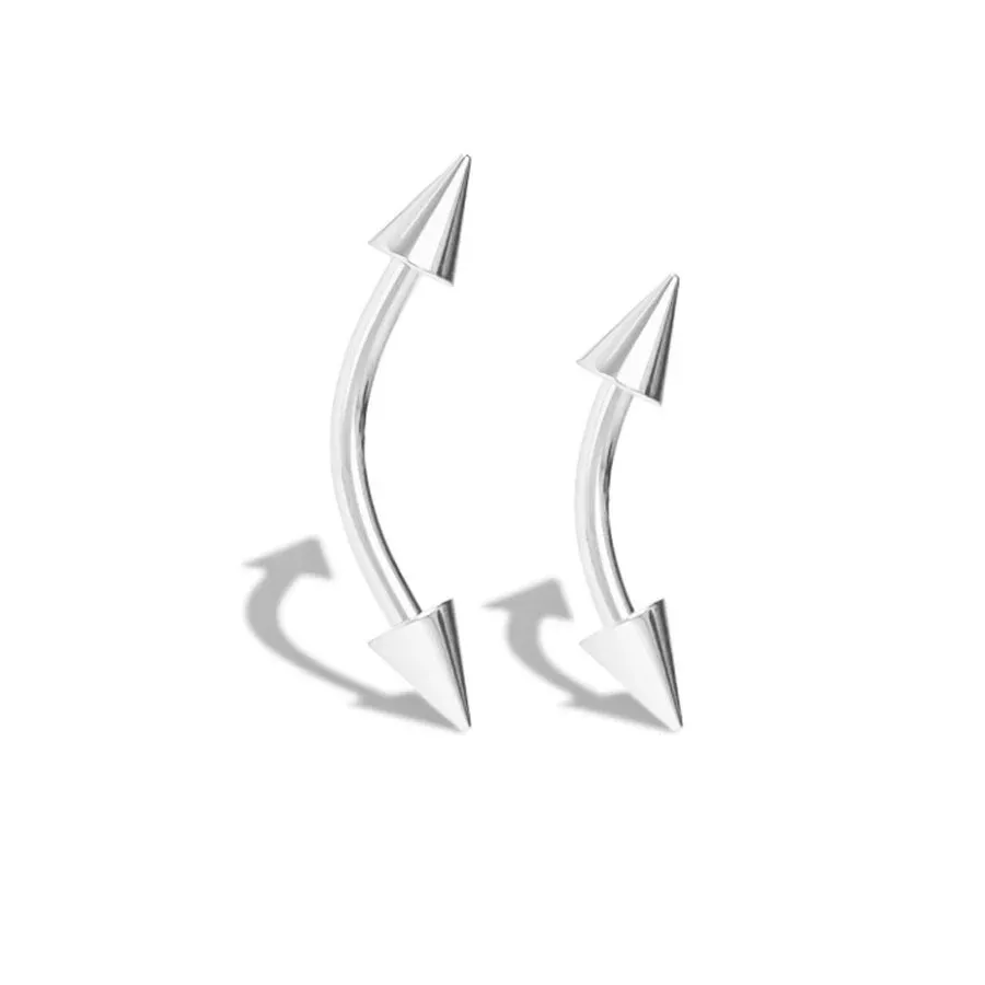 externally-threaded-curved-barbells-with-spikes-top-single-piece Externally Threaded Curved Barbells With Spikes Top (Single Piece)