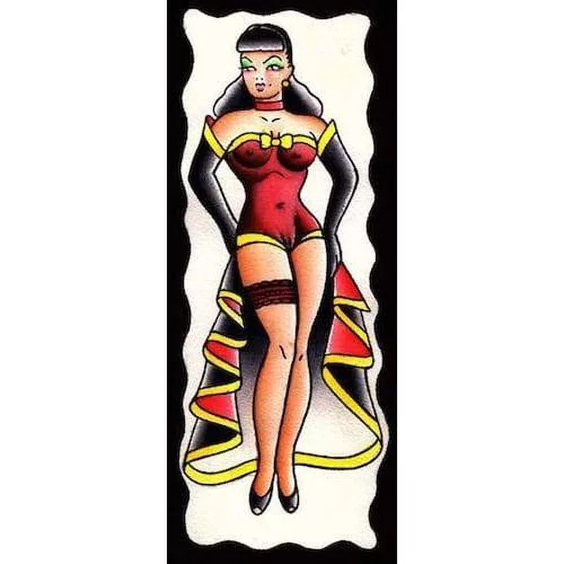 Flamenca Dancer – Temporary Tattoo