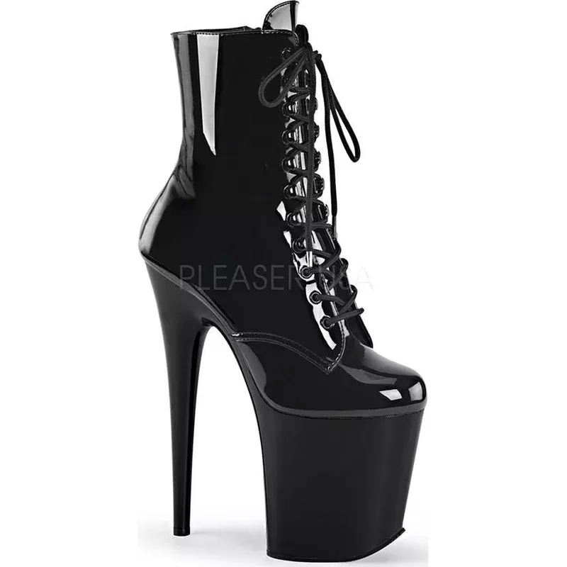 FLAMINGO-1020 [Patent Black] | PLATFORM BOOTS [PREORDER]