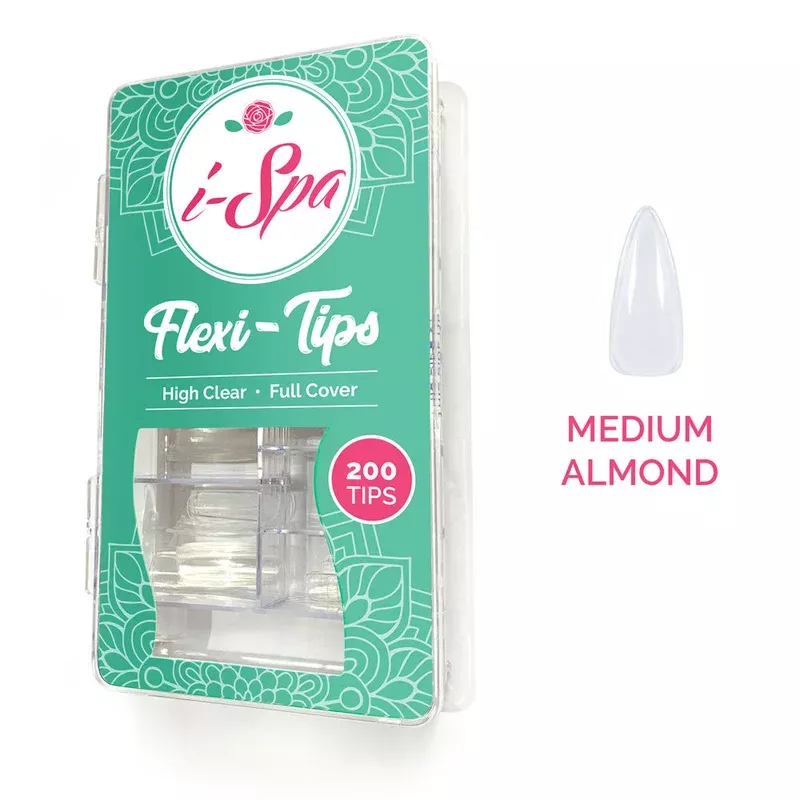 flexi-tips-full-cover-medium-almond-200-s Flexi Tips | Full cover | Medium Almond 200’s