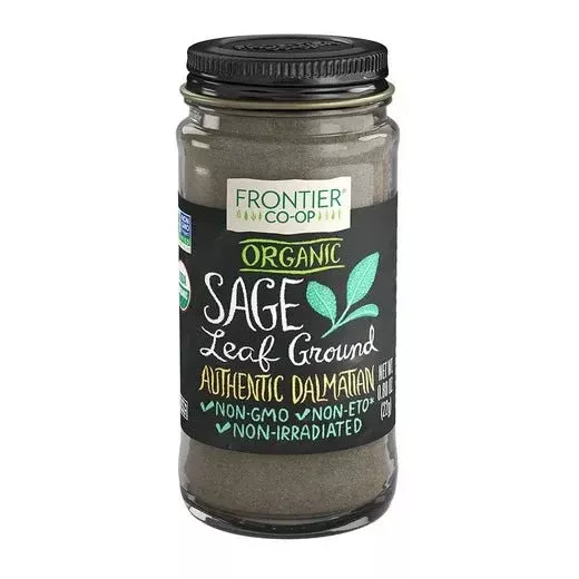 frontier-organic-sage-leaf-ground Frontier Organic Sage Leaf Ground