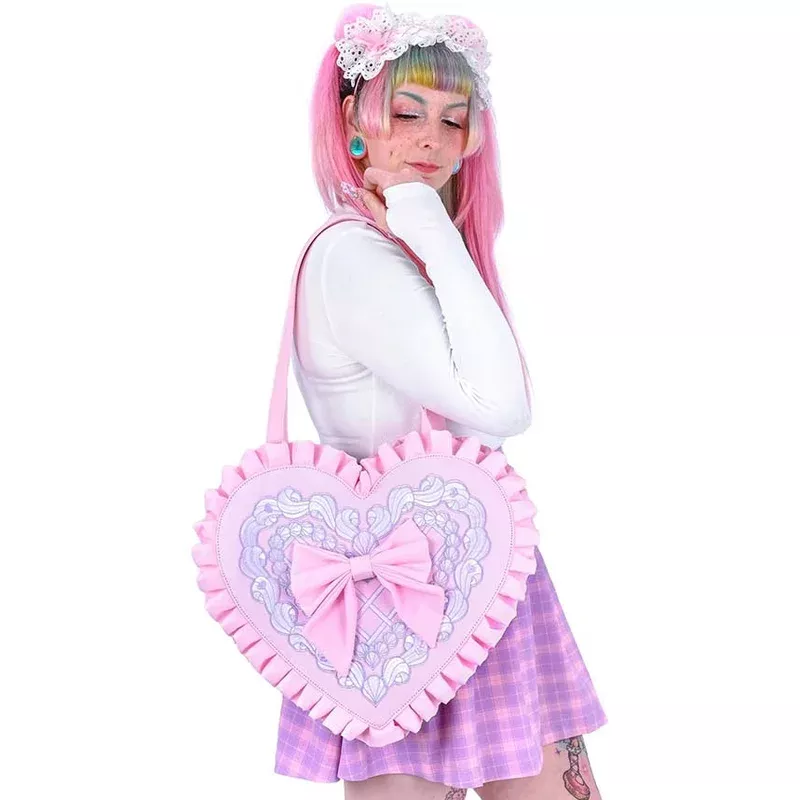 Frosted Heart Oversized | HANDBAG