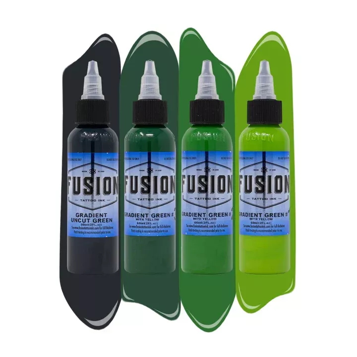 fusion-ink-gradient-green-with-yellow-set Fusion Ink | Gradient Green with Yellow Set